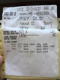 Volkswagen CC 2.0 TSi 147 kW r.v. 2010 - 12