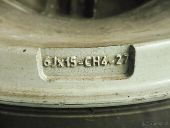 Prodám orig. 15" litá kola s letními pneu. na CITROEN C 3 - 12