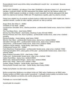 nové, nerozdělané PC hry ve folii, levně + HRY ZDARMA - 12