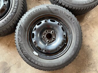 Plechové disky VW Polo 5x100 R14 - 175/70/14 (7mm) - 12