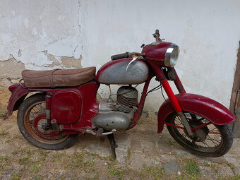 motocykl čz kývačka 175 ccm typ 450 bez tp kompletní moto - 12