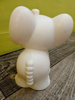 RETRO HRAČKY GUMOVÉ SRNEČKY, SLON, ZAJÍČEK, ŽABKA, MEDVÍDEK - 12