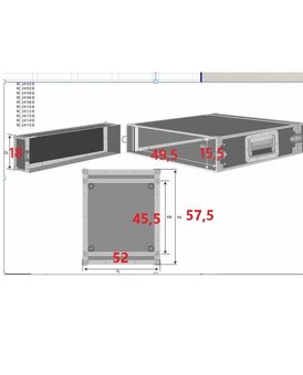 RockCase by Warwick, kufr  19" Rack, 3U - 12