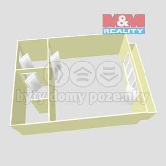 Prodej bytu 1+kk, 15 m², Praha, ul. Pod lipami - 12