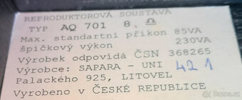 Repro soustava ČR - 12