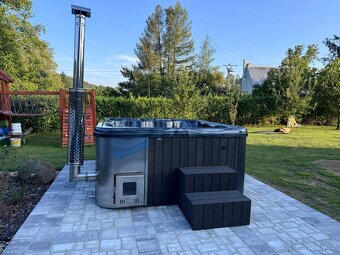 Novinka:Vyrábíme luxusní vířivky s interním kotlem na dřevo - 12