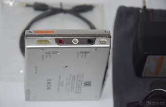 Minidisc walkman SONY MZ R50, super stav, přísluš., MD media - 12