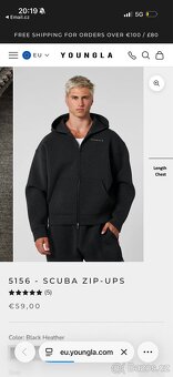 YoungLA Scuba set teplákovka (Black Heather) - 12