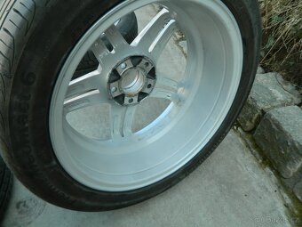alu kola 5x112 + letní pneu Continental 7mm,r17 - 12
