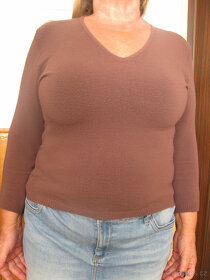 Kabát,svetr11 x, na zimu i jaro , XL + dárek - 12