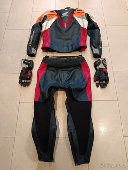 Honda Repsol-Pánská kožená moto kombinéza, originál Honda - 12