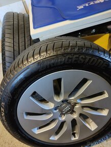 Alu kola Audi A6 A7 5x112 r18 Originál, pneu7mm 225/55/18 - 12