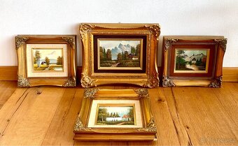 Staré krásné obrázky, olejomalba - 12