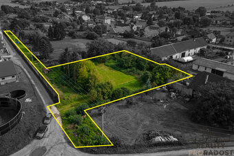 Prodej pozemku pro bydlení, 3 462 m2, okraj obce, Podolí u B - 12