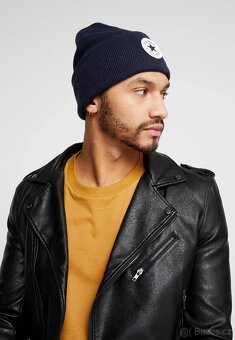 Černá unisex zimní čepice kulich Converse Chuck - 12