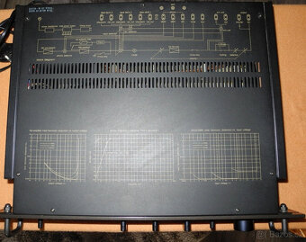 Předzesilovač Technics 9070 Výkonový zesilovač 9060 Ekvalizé - 12