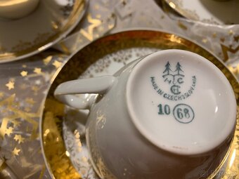 Porcelánová kavová souprava - 12