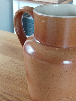 VINTAGE KAMENINOVÝ DŽBÁN GRÉS & POTIERS DIGOIN FRANCIE - 12