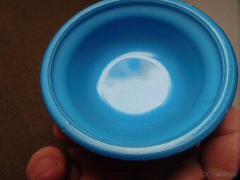 DÓZA - MODRÁ - MALACHIT - JADE SKLO - 12