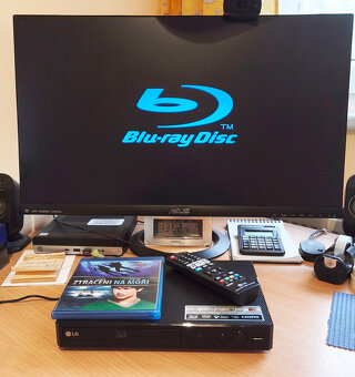 Blu-ray, DVD přehrávač LG BP450 3D - Super stav - 12