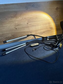 LED lampa na pěstování rostlin – 3 ramena, 27W (LEDmeGrow) - 12