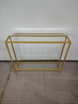 Nový konzolový zlatý stůl - 12