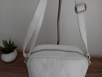 QVC dámská kabelka kožená nová - 12