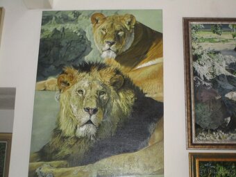 RUČNĚ MALOVANÉ OBRAZY-VÁNOČNÍ SLEVA - 12