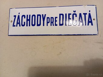 Smaltované cedule - 12