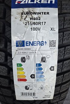 Nová zimní sada JEEP RENEGADE 17" 5x110 pneu 215/60/17 - 12