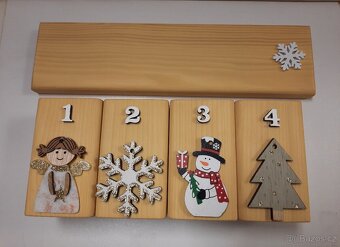 Dřevěné adventní svícny - 12