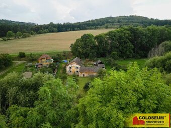 Zbraslavec, RD 5+1, historická stavba Porčův mlýn, zahrada,  - 12
