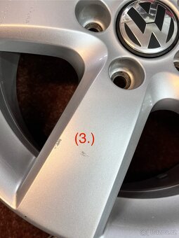 5x112 R16 originál alu VW Golf - Caddy - ET 50 - 12
