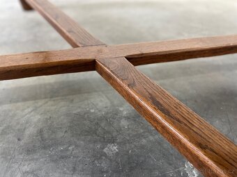 Masivní designový historický stůl - 12