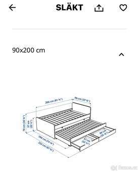 IKEA Slakt dětská postel - 12