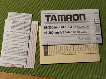 Objektiv Tamron 16-300 mm f/3,5-6,3 Di II VC PZD Macro pro C - 12