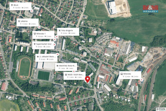 Pronájem bytu 1+kk, 20 m², Milevsko, ul. B. Němcové - 12