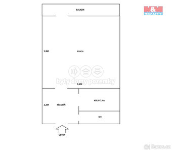 Prodej bytu 1+kk, 27 m², Ostrava, ul. Výškovická - 12