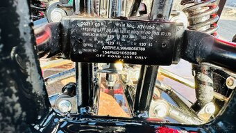 Dětská čtyřkolka 125cc Hummer RS Deluxe červená - 12