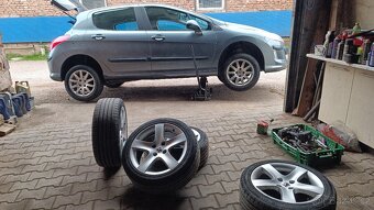 ALU kola 17" ATS, 7.5j,et 32,letní 225/45 pneu TOMKET SPORT - 12