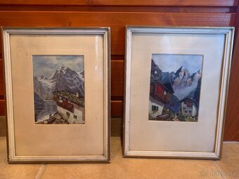 Prodám set obrazů různého formátu a techniky - 12