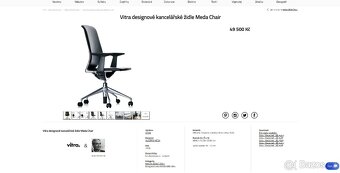 Kancelářská židle Vitra Alberto Meda Chair PC 43 000,- - 12