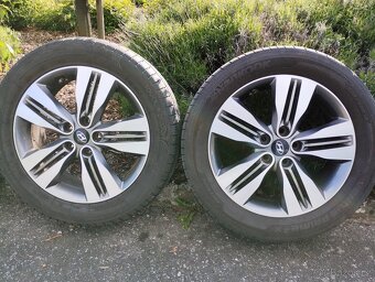 Originál ALU kola Hyundai  ix35  + letní pneu R18 - 12