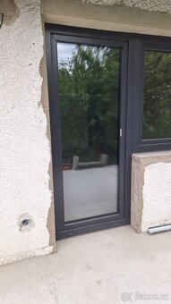 Nové 2ks Balkonové dveře Vekra Antracit - 12