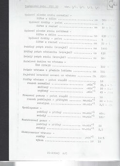 Univerzální frézka TOS FGSH 50 - 12