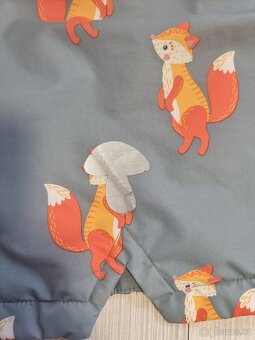 Set Tchibo lišky - 86/92 - overal, bunda, čepice - 12