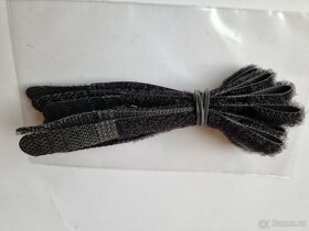 Suchý zip 10x1 cm na kabely vázací program s očkem 10ks - 12