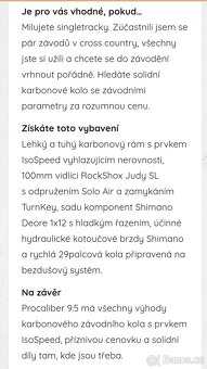 Prodám kolo TREK Procaliber 9.5 - 12