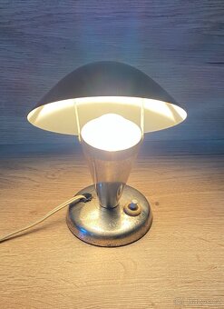 lampa lampička hříbek retro lampa chrom hříbek svítidlo - 12