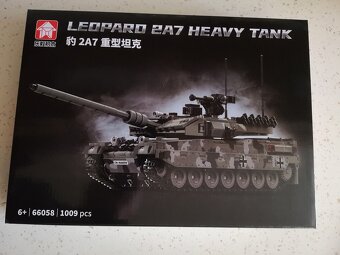 Stavebnice tank Leopard 2A7, kompatibilní s LEGO - 12